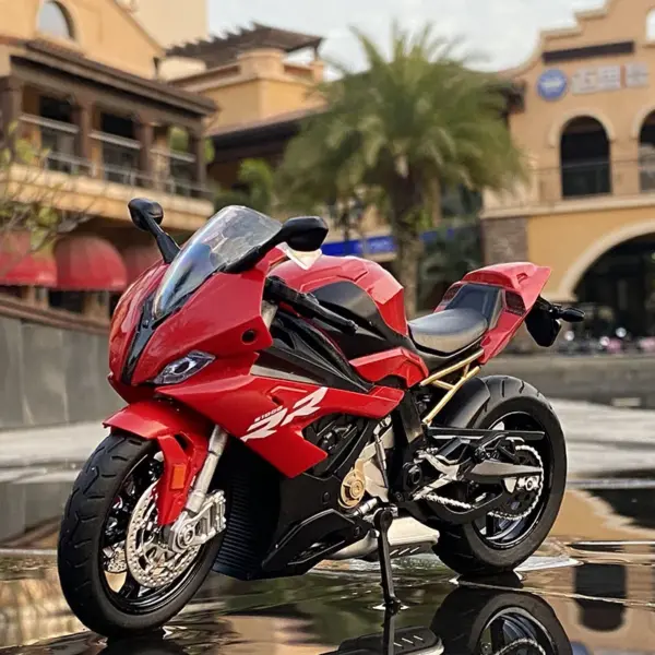 1/12 Ducati Panigale V4S Alloy Motorcycle Model - Image 12