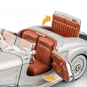 Vintage 1/24 Scale Benz 500K Model Car 18 Sa692e70aafdd4bf494e73e3b37b45db9N
