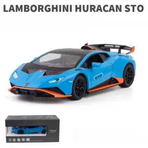 Alloy 1:24 Lambo Huracan STO Diecast Model 15 Sa6c99cceb11a494080e21c569bf8ba57f