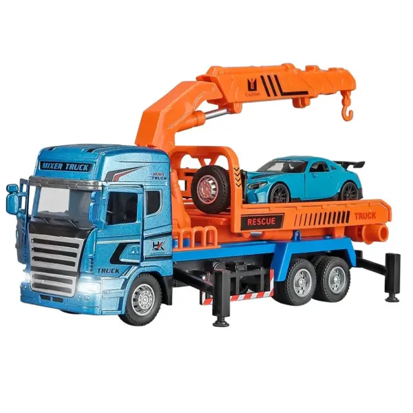 1:32 Alloy Rescue Trailer Model Toy - Image 3