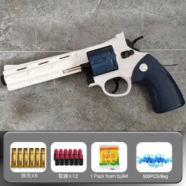 357 Airsoft Revolver Foam Bullet Toy Gun - Image 6