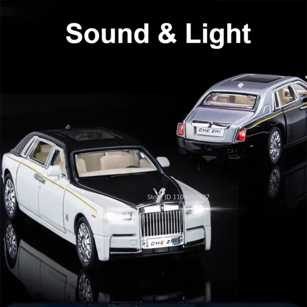1:32 Rolls Royce Phantom Diecast Model Car - Image 6