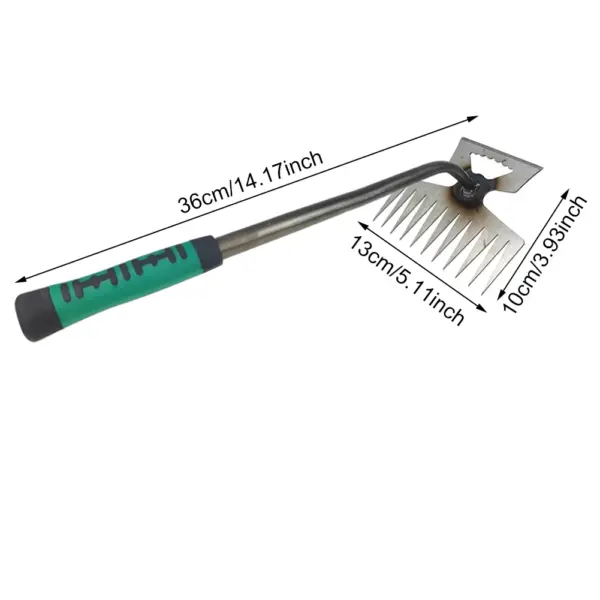 Manganese Steel Hand Weeder Tool - 5/6/11 Tines - Image 9