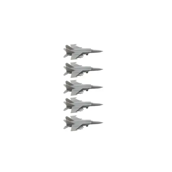 5PCS Mig-25 Interceptor Resin Model Aircraft - Image 8