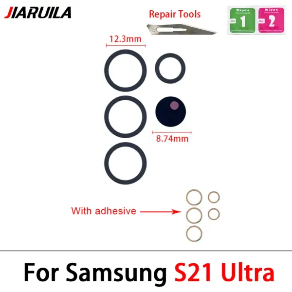 Rear Camera Glass Lens for Samsung S20 FE / S20 S21 S22 S23 Plus Ultra - Image 12