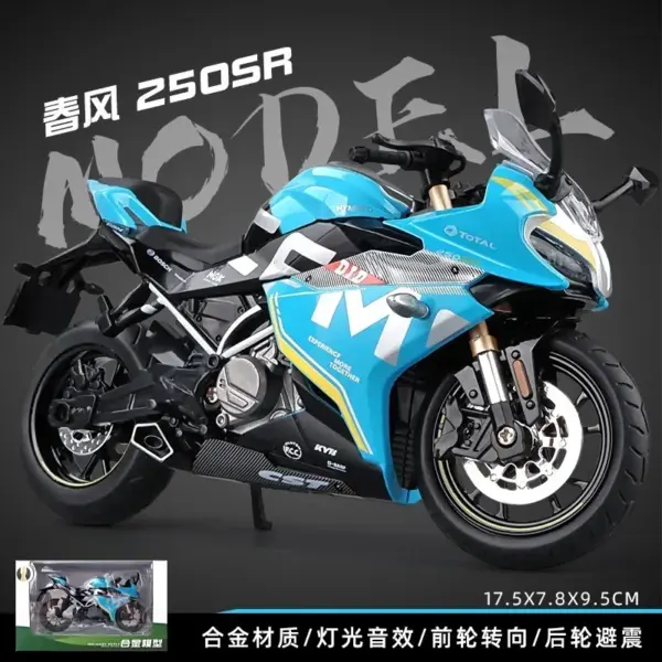 1:12 Scale Alloy Diecast Motorcycle Model - Image 10
