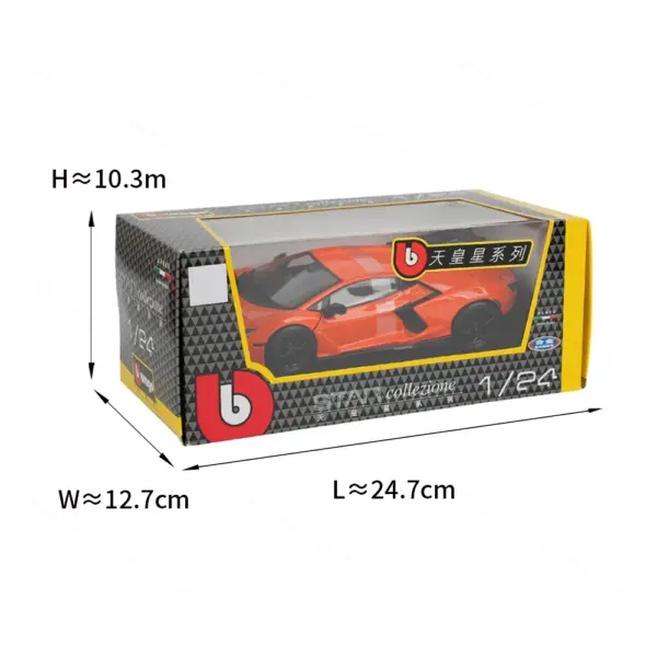 Bburago 1:24 Lamborghini Revuelto Diecast Car - Image 6
