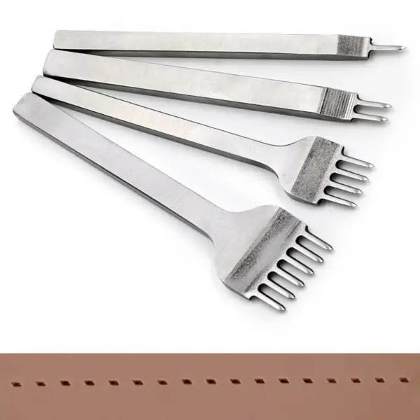 Leather Craft Hole Punch Set 3mm-6mm 4pcs - Image 2
