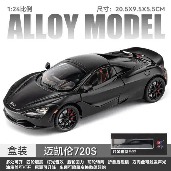 1:24 McLaren 720S Diecast Model Car - Image 7