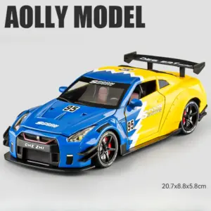 Simulated 1/24 Nissan GTR R34 Alloy Model Car 15 Sa8618d8c7b4747cdad8b07c8fd4e1ddcs