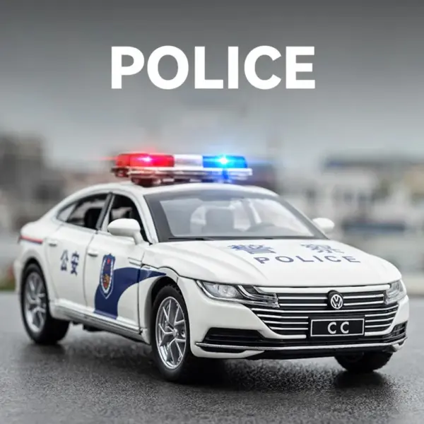 1:32 Scale Police Car Alloy Model with Sound