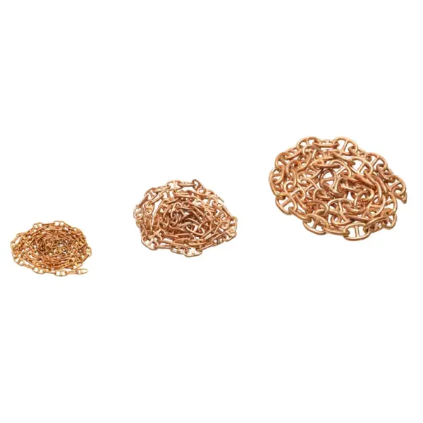 Copper Railing Chain for RC Boats 300mm - Image 5