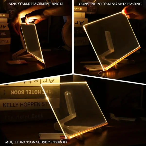 LED Acrylic Message Board with USB Power - Image 3