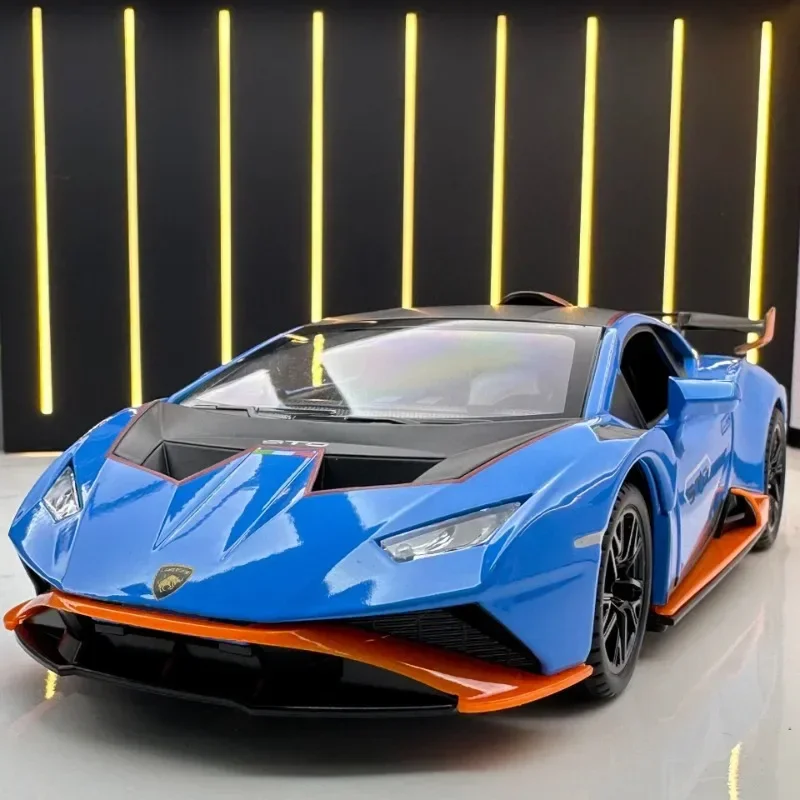Alloy 1:24 Lambo Huracan STO Diecast Model 2 Alloy 1:24 Lambo Huracan STO Diecast Model - Image 2