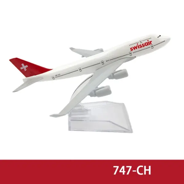 Diecast Boeing 747 777 Airplane Model 15cm - Image 34