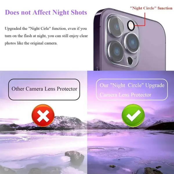Camera Protector for iPhone 16 15 14 13 Pro Max - Image 6