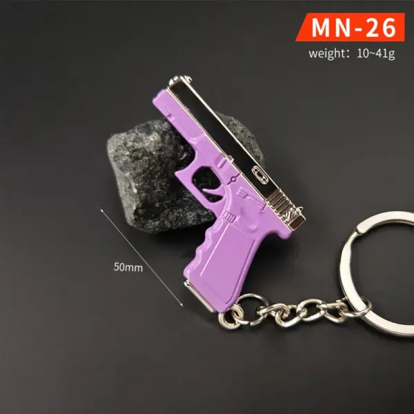 Chicken Dinner Game Keychain Set with P90 and AWM - Image 30