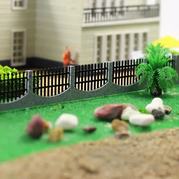 3PCS 34.5cm OO HO Scale Model Fences - Image 5