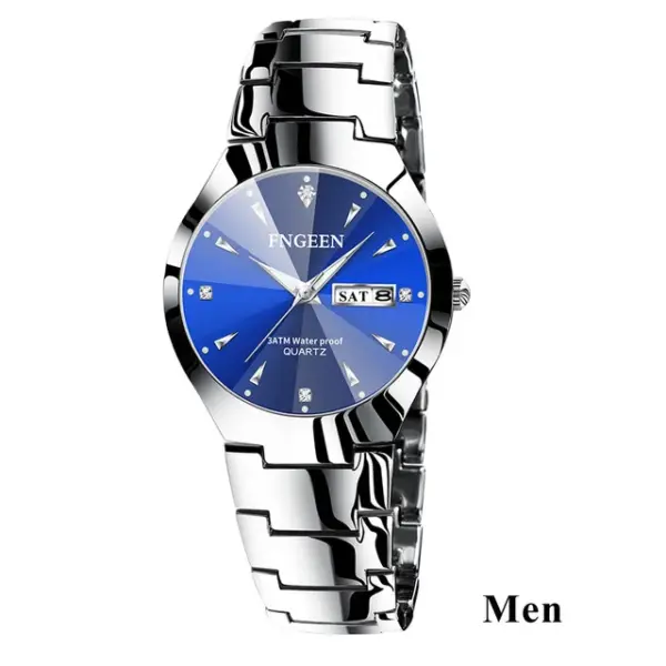 FNGEEN 5808 Stainless Steel Couple Watch - Image 13