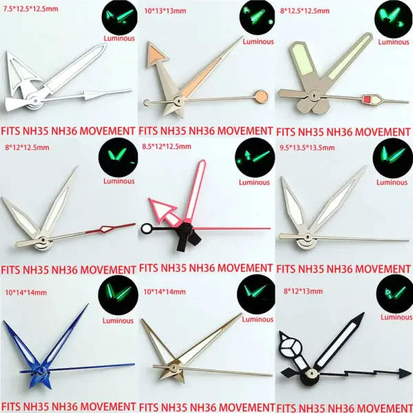 Green Luminous Watch Hands for NH35 NH36 - Image 4
