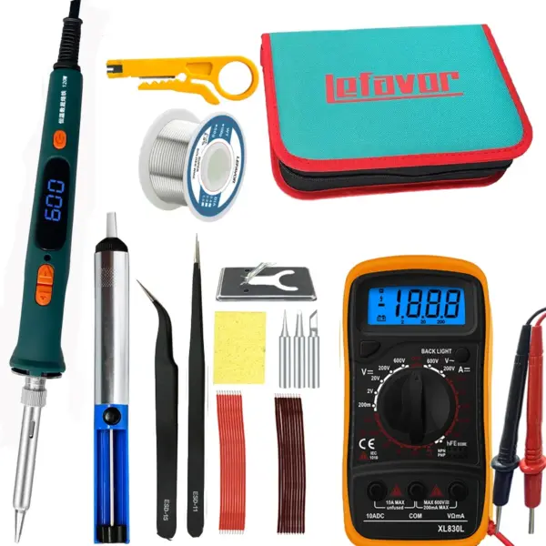 Digital Soldering Iron Kit 100W/120W 907/909 - Image 12