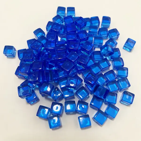 100 Pcs Clear 8mm Acrylic Square Dice Set - Image 10