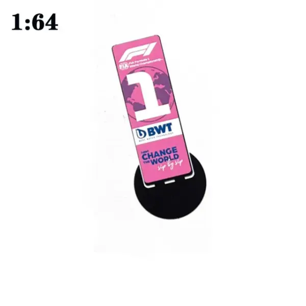 1:64 Scale F1 Parking Plate Model Decoration - Image 9