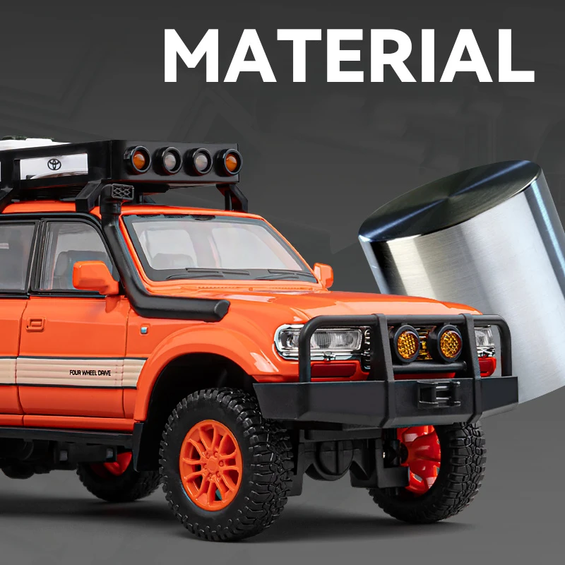 1:24 Toyota Land Cruiser Diecast Model SUV 3 1:24 Toyota Land Cruiser Diecast Model SUV - Image 3