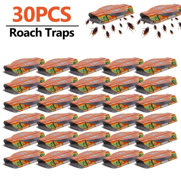 10 Pack Sticky Roach Traps Indoor Pest Control - Image 9