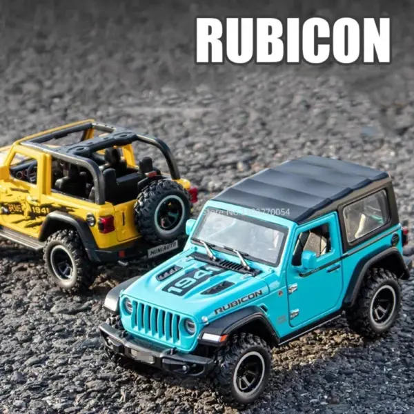 1/32 Wrangler Rubicon Alloy Diecast Model Car - Image 6