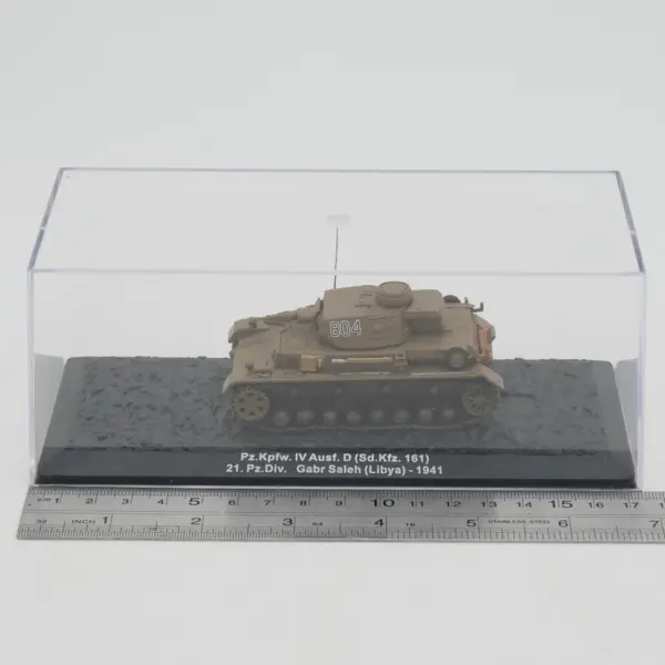 Ixo 1:72 Diecast Pz Kpfw IV Ausf D Tank Model - Image 6