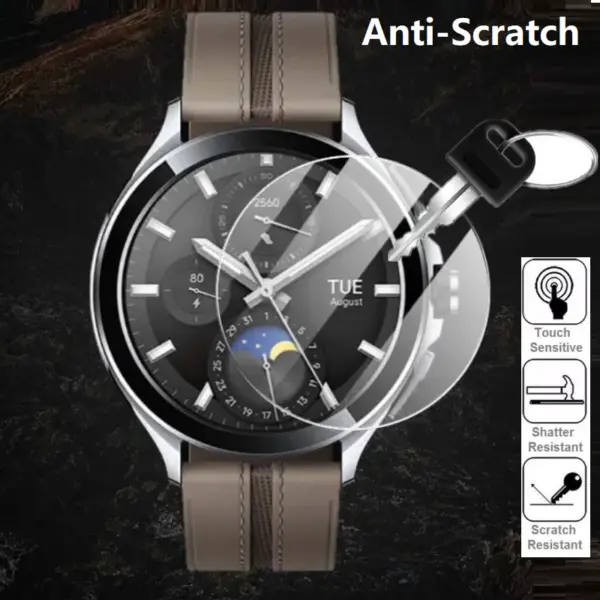 5PCS Tempered Glass for XIAOMI Watch 2 Pro - Image 5