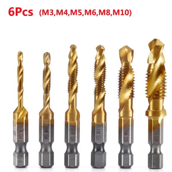 HSS Metric Tap Drill Bits Set M3 to M10 - Image 8