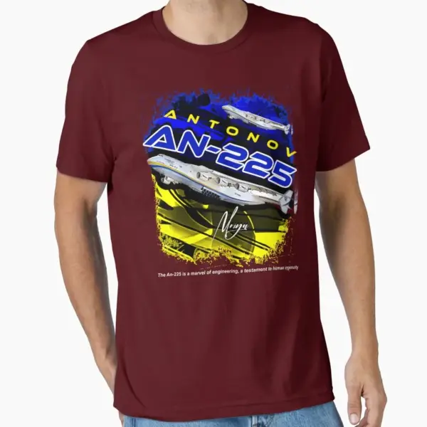 Antonov AN225 Mriya Cargo Aircraft T-Shirt - Image 6