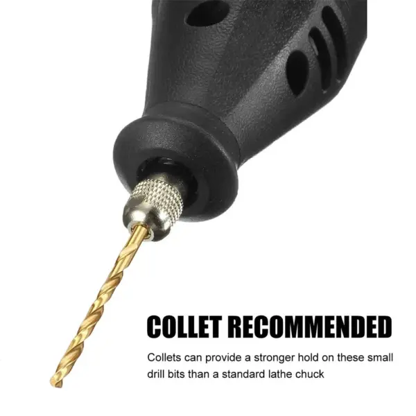 50pc Twist Drill Bit Set 1-3mm Woodworking - Image 5