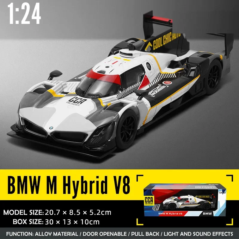 Diecast BMW M Hybrid V8 Racing Car Model Collection 4 Diecast BMW M Hybrid V8 Racing Car Model Collection - Image 4