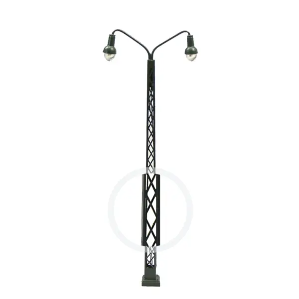 Evemodel 3pcs HO TT Scale Lattice Mast Lamp - Image 2