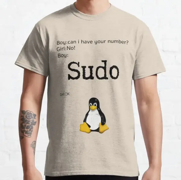 Funny Linux Programmer T-Shirt for Men - Image 3