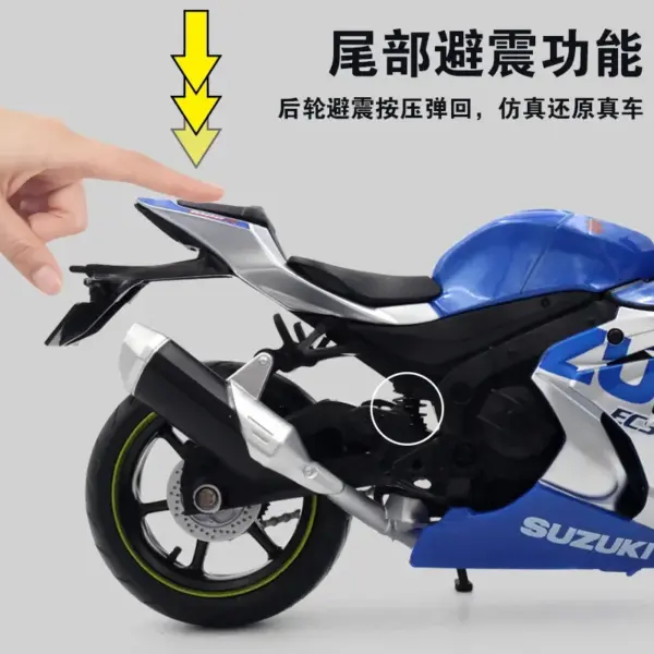 1:12 Scale Suzuki GSX R1000R Diecast Model - Image 5