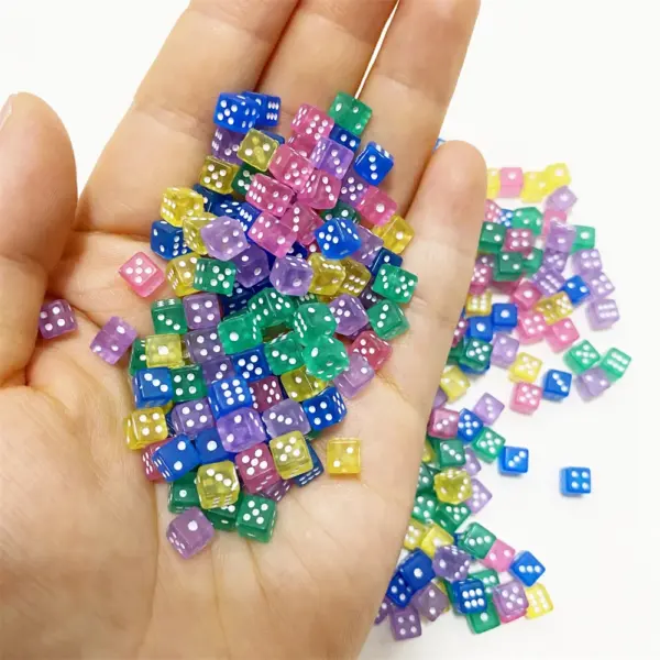 100 Mini 5mm Acrylic D6 Dice Set - Image 19