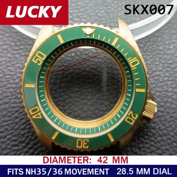 N H35 42mm Stainless Steel Watch Case - Image 17