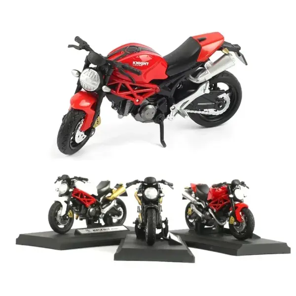 1:18 Diecast Ducati Motorcycle Model Collectible - Image 2