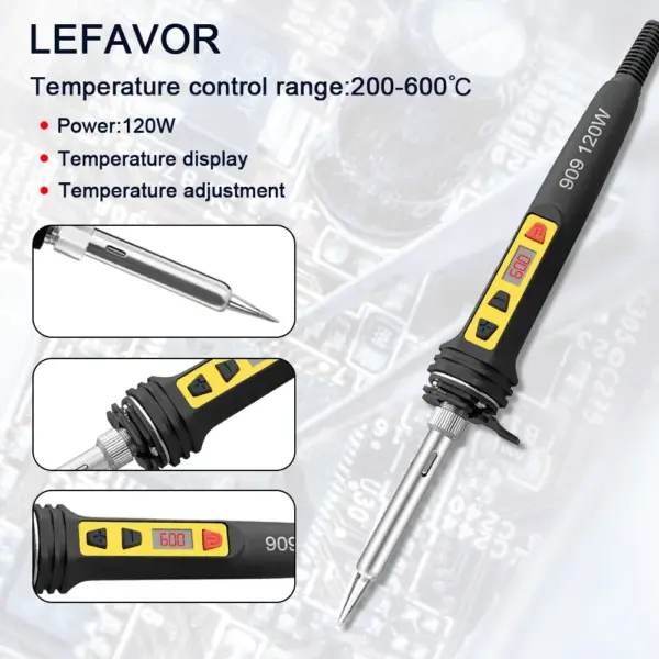 Digital Soldering Iron Set 100W 120W 150W - Image 3