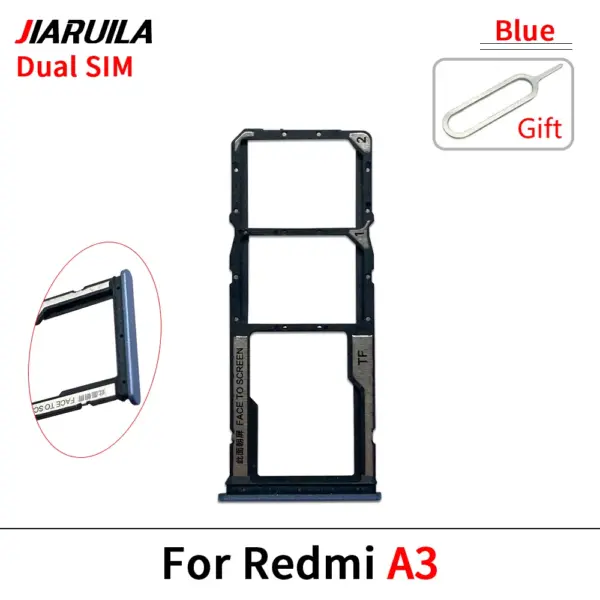 Dual Micro SIM & SD Card Tray for Xiaomi Redmi A1/A2/A3 - Image 2