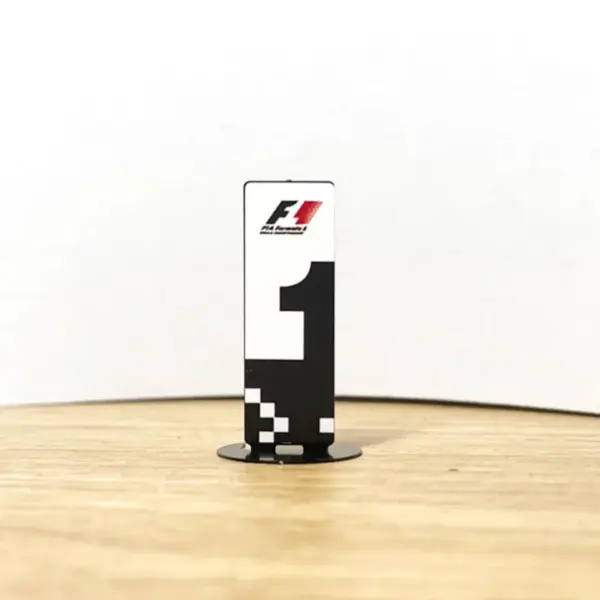 1:18 Scale F1 Parking Plate Model Decor - Image 3