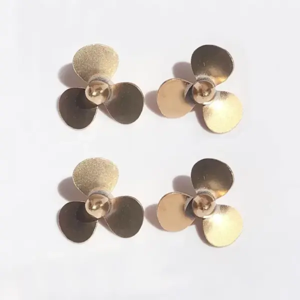 Brass 3-Blade Propeller for 1/350 1/700 RC Boats - Image 5