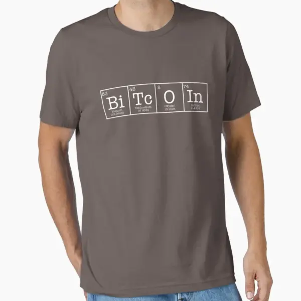 Bitcoin Periodic Table T-Shirt for Men - Image 8