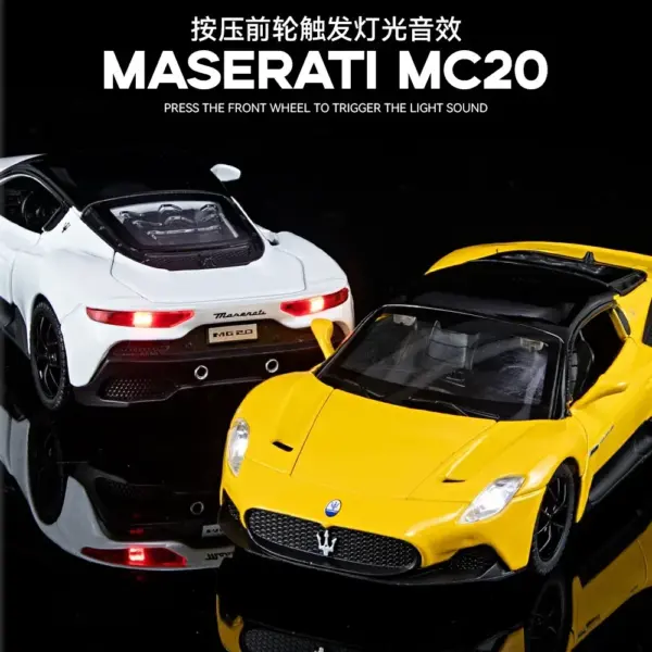 1:32 Maserati MC20 Diecast Model Car - Image 2