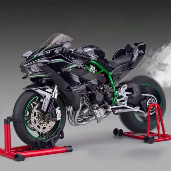 1:6 Scale Kawasaki H2R Diecast Motorcycle Model - Image 6