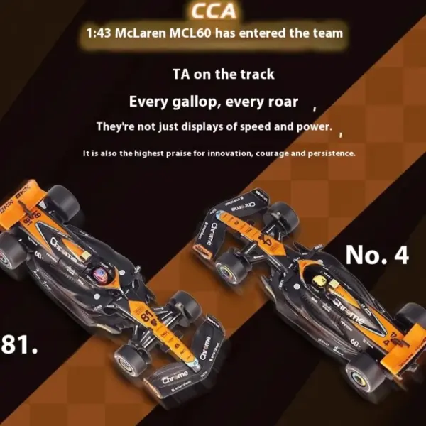 Diecast 1/43 McLaren F1 Racing Car Model - Image 6